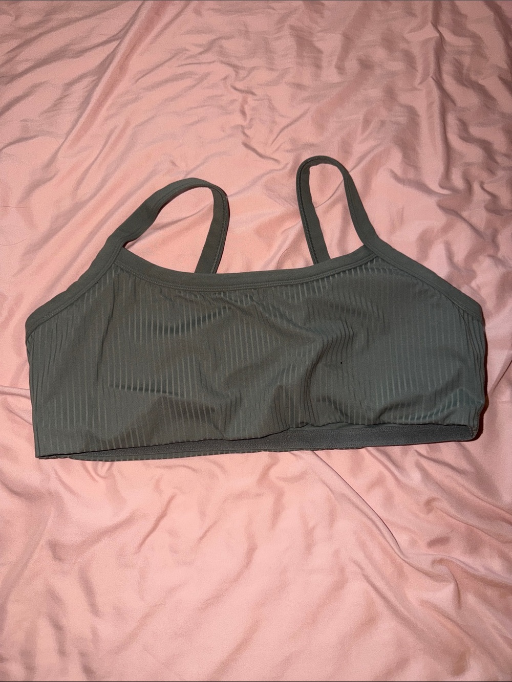 Prana Ribbed Sports Bralette - Charcoal Gray
